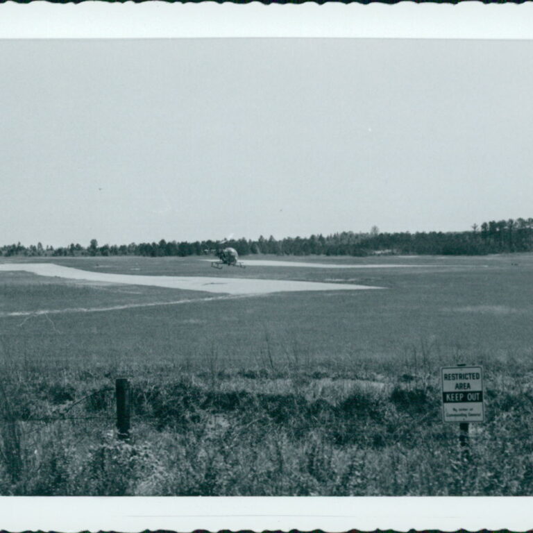 Postcard by Martin (Marty) Gronborg - date unknown - Take-off lane 2