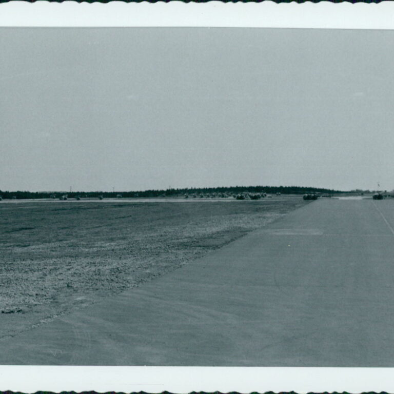 Postcard by Martin (Marty) Gronborg - date unknown - TH-13T instrument trainers at SHELL AHP