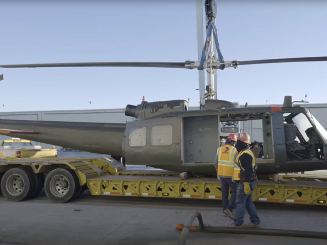 Huey Transported to Memorial